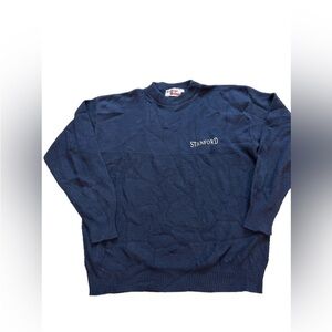 Vintage Stanford University College House navy sweater Crewneck